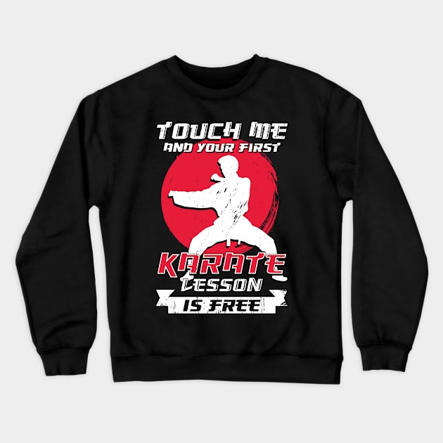 Karate Sport Karateka Gift Crewneck Sweatshirt by Dolde08